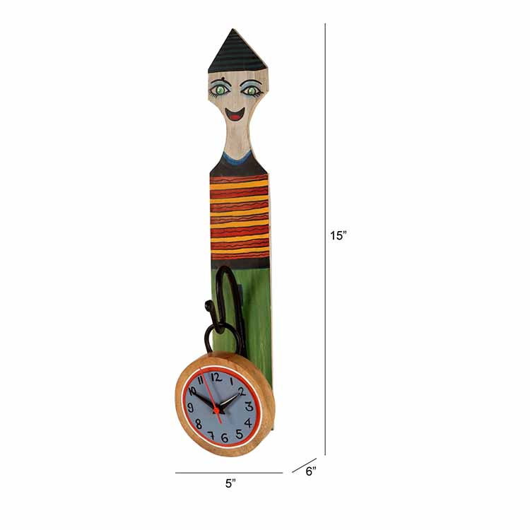 Nobita's Wall Clock (3.2x6x15.5"/ Clock - 5x5") - Wall Decor - 5