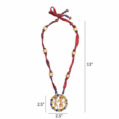 The Tribal Circle Handcrafted Dhokra Necklace - Fashion & Lifestyle - 5