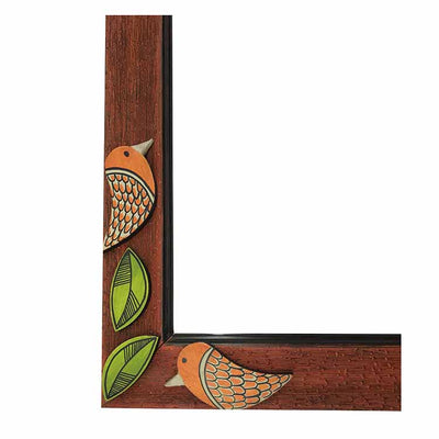 Mirror Handcrafted with Two Birds Tiles (12x16") - Decor & Living - 2