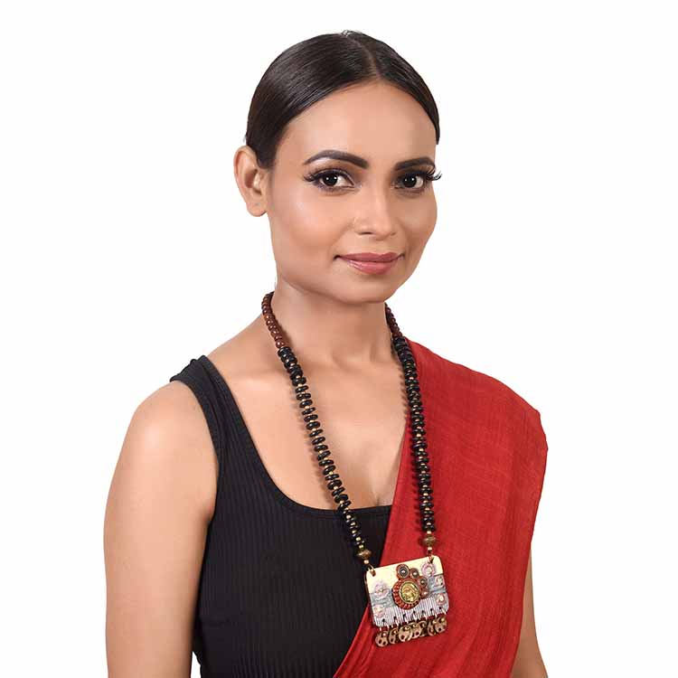 The Princess Stars' Handcrafted Tribal Dhokra Necklace - Fashion & Lifestyle - 3