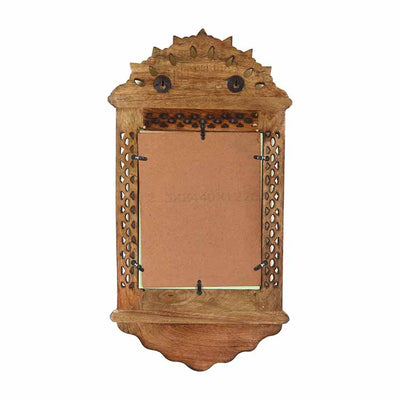 Handcrafted Jharokha Mirror Large (12x22") - Decor & Living - 4