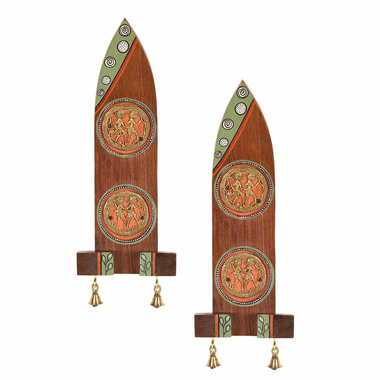 Handcrafted Boat Wall Décor - Set of 2 (5.5x1x13") - Wall Decor - 2