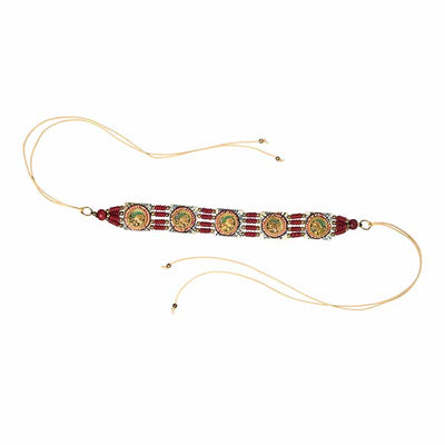 The Guards of Empress I Handcrafted Tribal Dhokra Square Choker - Fashion & Lifestyle - 4