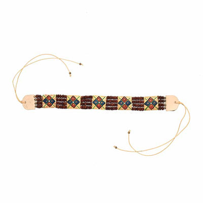 The Guards of Empress III Handcrafted Tribal Dhokra Square Choker - Fashion & Lifestyle - 4