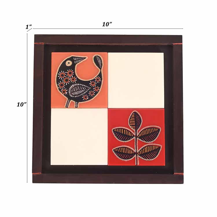 Pichhwai Handcrafted Tiles Wall Art Panel - Wall Decor - 5