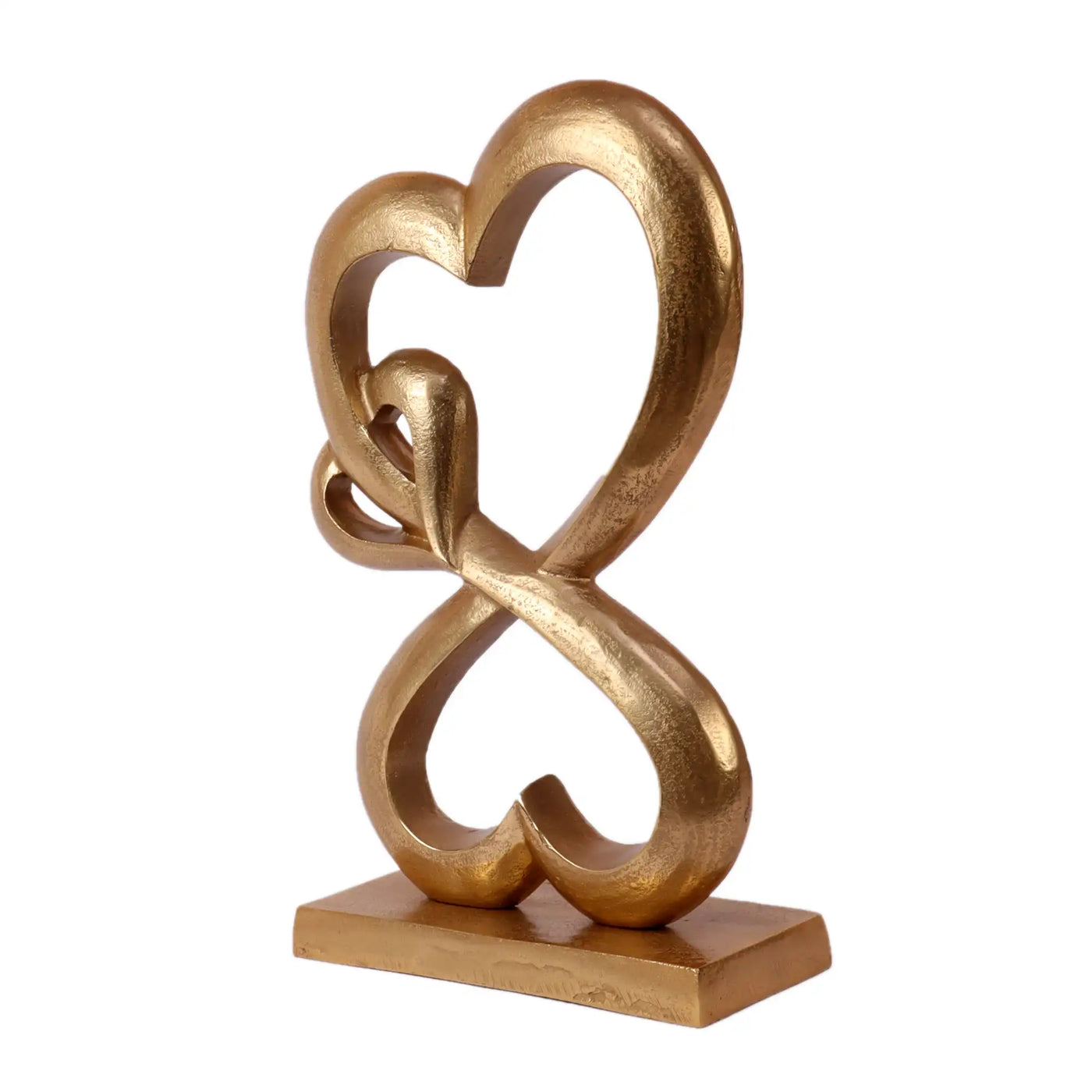 Family Heart Gold Sculpture Large 72-688-41-2