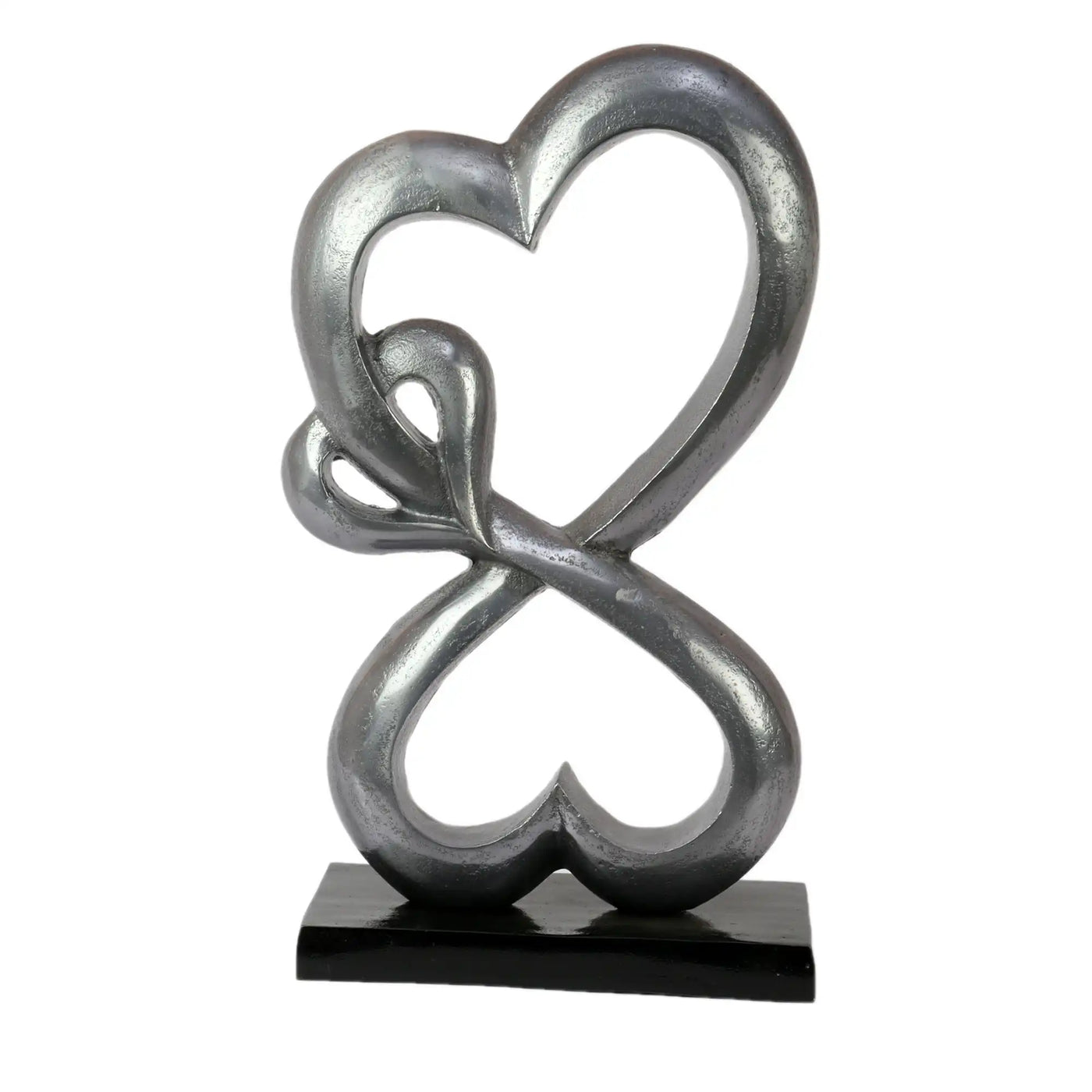 Family Heart Vblue Sculpture Large 72-688-41-3