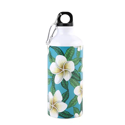 Beautiful Flowers with Leaf Printed Design Sipper Water Bottle Aluminium 600 ml