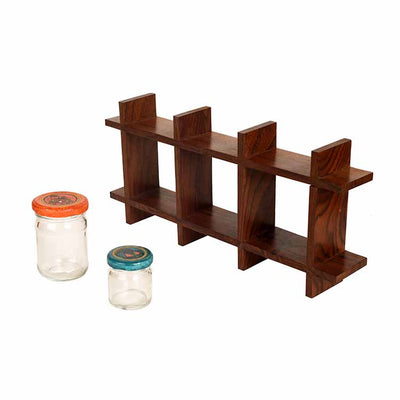 Wall Decor Ladder & 4 Spice Jars (13x2x6) - Dining & Kitchen - 4