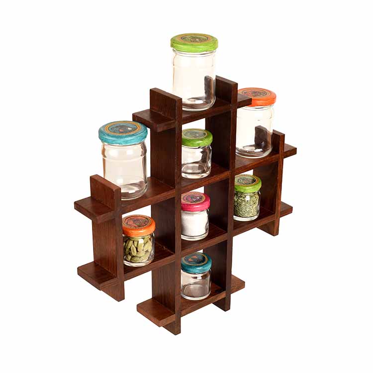Spices Organizer For Wall Set of 8 (13x2x13") - Dining & Kitchen - 2