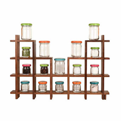 Spices Organiser For Wall Set of 16 (20x2x13") - Dining & Kitchen - 2