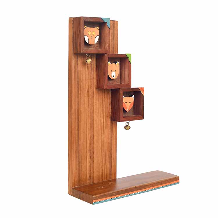 Animals Handcrafted Hanging Wall Display Shelf - Storage & Utilities - 4
