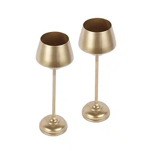 Wine Shape Table Top Planter with Stand Set of 2