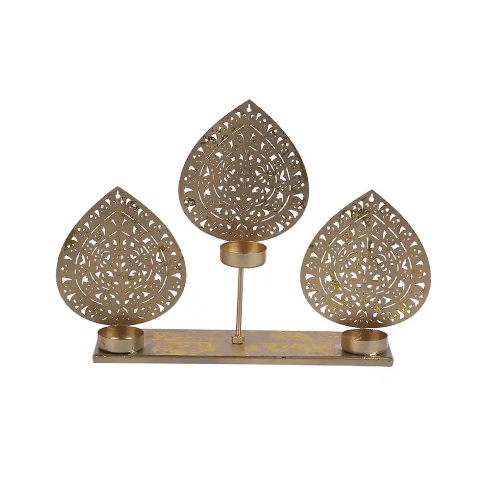 Leaf Tealight Holder with Stand