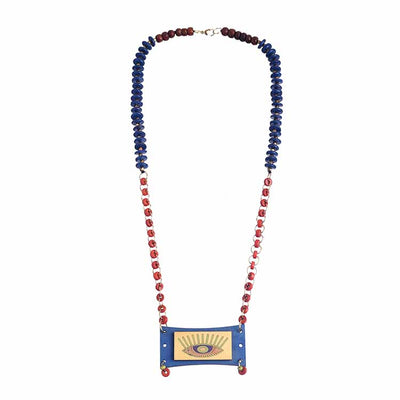 Evil Eye' Round-A Handcrafted Tribal Dhokra Necklace - Fashion & Lifestyle - 4