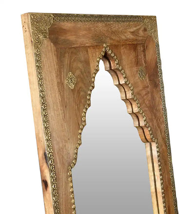 Ausar Minaret Mirror Frame Full Length Standing Mirror (20in x 1in x 58in) - Home Decor - 4