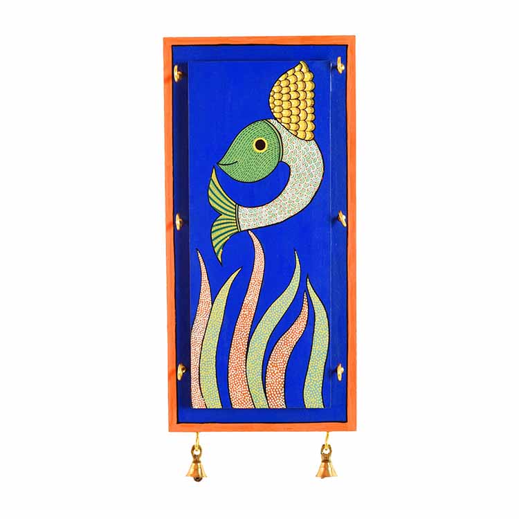 Something's Fishy Handcrafted Key Hanger - Wall Decor - 2