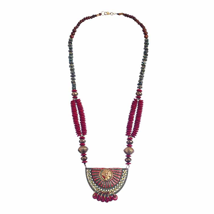 The Princess Aura' Handcrafted Tribal Dhokra Necklace - Fashion & Lifestyle - 4
