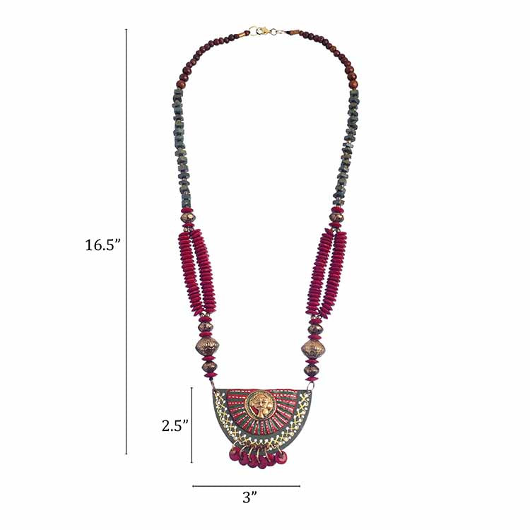 The Princess Aura' Handcrafted Tribal Dhokra Necklace - Fashion & Lifestyle - 5