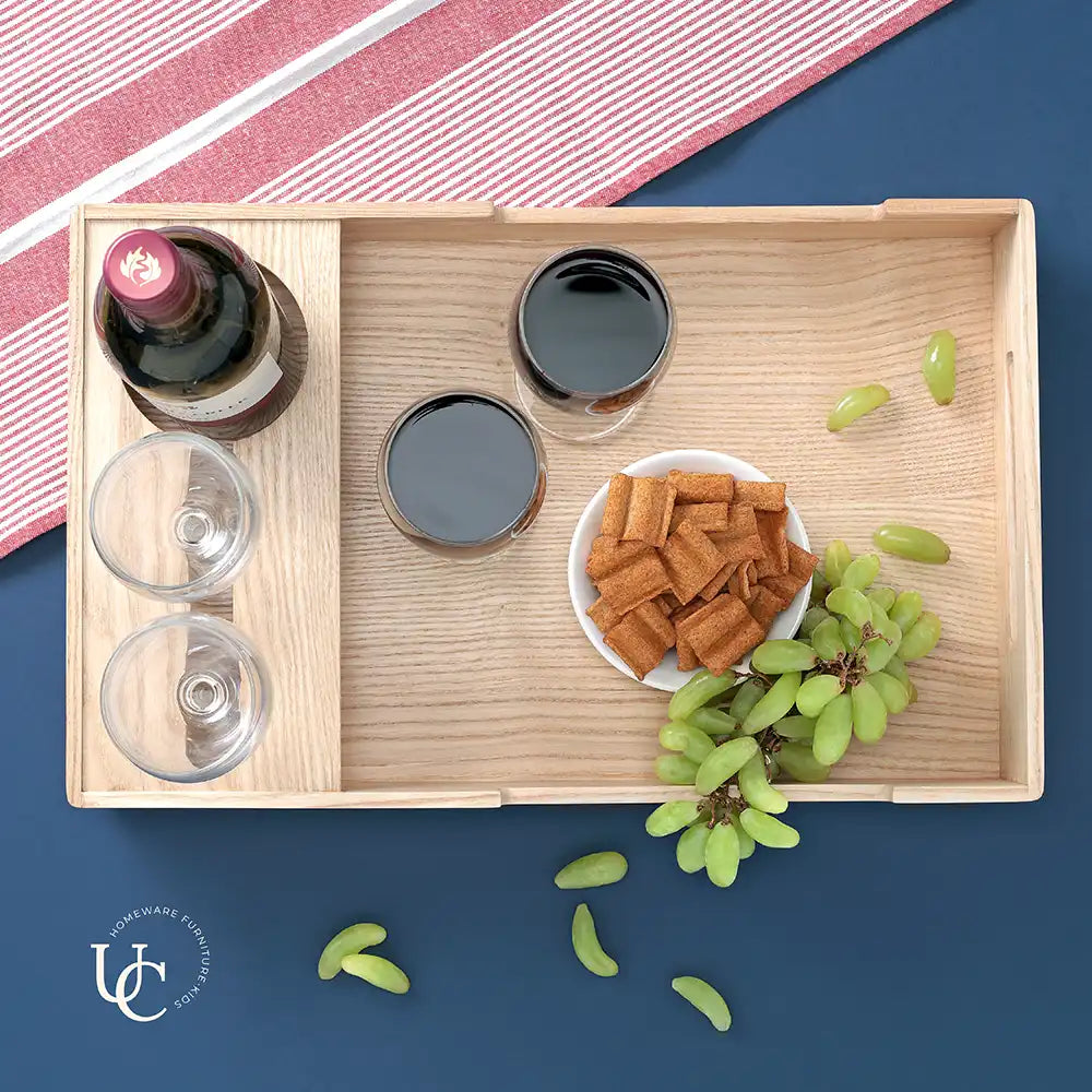 Wine Serving Tray - Dining & Kitchen - 3
