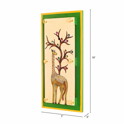 Giraffe Galore Handcrafted Key Hanger - Wall Decor - 4