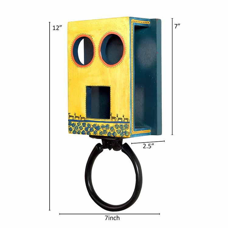 Robo Face Towel Hanger (6x2.5x7") - Storage & Utilities - 4