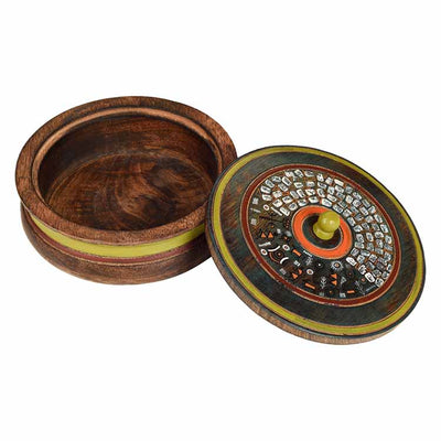 Knosh Dimsum Box in Mango wood (6.6x6.6x3") - Dining & Kitchen - 4