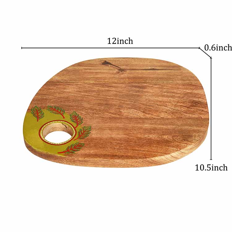 Handcrafted Chopping Board (12x10.5x0.6") - Dining & Kitchen - 4