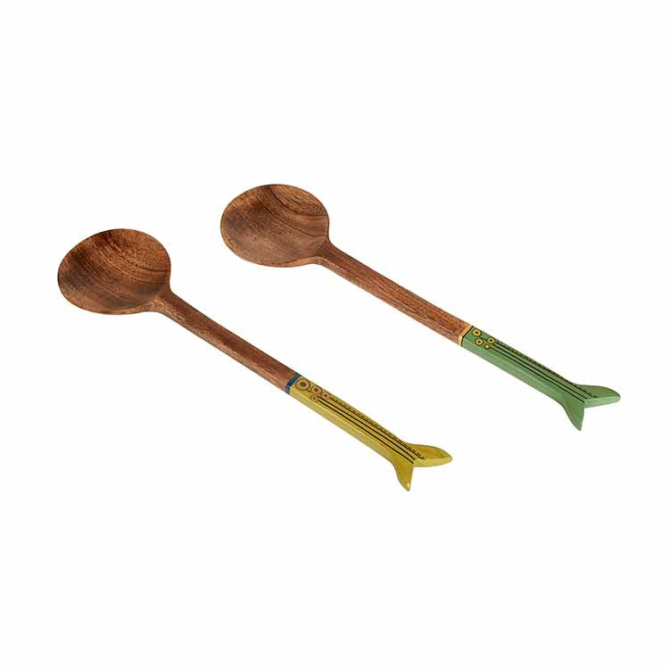 Handcrafted Wooden Ladles (Set of 2) - Dining & Kitchen - 2