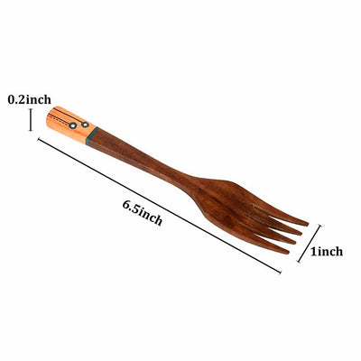 Handcrafted Wooden Forks (Set of 6) - Dining & Kitchen - 5