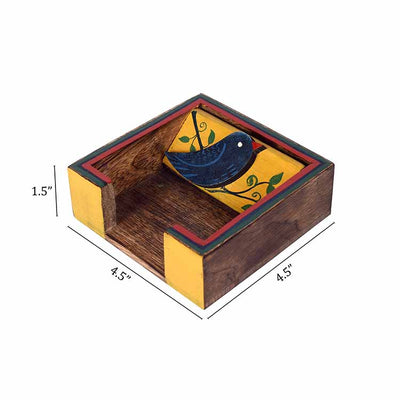 Love Bird Slip Pads Holder (4.5x4.5x1.5") - Stationery - 4