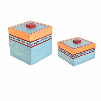 Boxed in Blue Handcrafted Utility Storage Boxes - Storage & Utilities - 2
