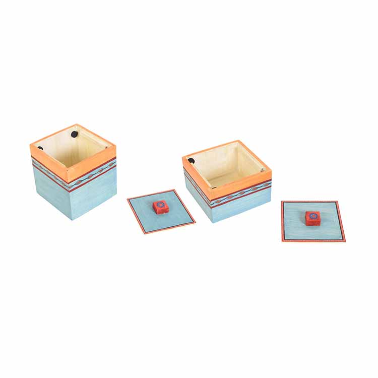 Boxed in Blue Handcrafted Utility Storage Boxes - Storage & Utilities - 3