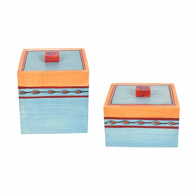 Boxed in Blue Handcrafted Utility Storage Boxes - Storage & Utilities - 4