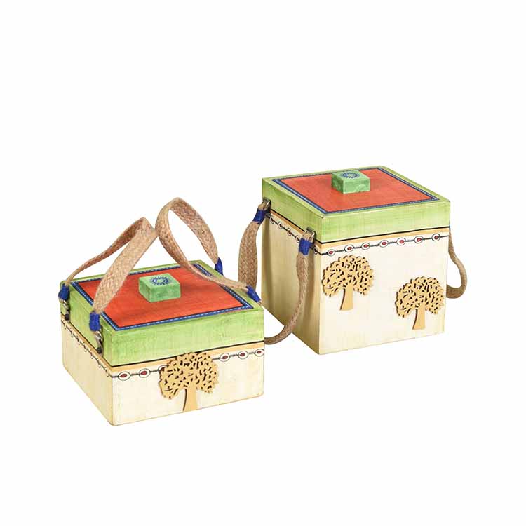 The Tree of Life Handcrafted Utility Storage Boxes - Storage & Utilities - 3
