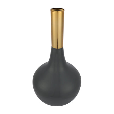 Stout Deidra Dim Grey Brass Vase-53-123-48-3