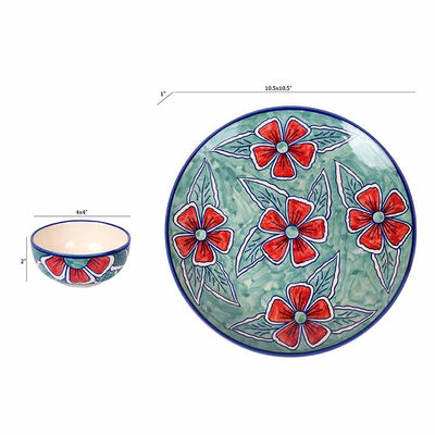 Flowers of Ecstasy Dinner Set - Plates & Bowls, Arctic (Set of 8) - Dining & Kitchen - 5