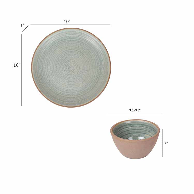 Deserts and Dinner Set of Plates & Bowls (Set of 4) - Dining & Kitchen - 4