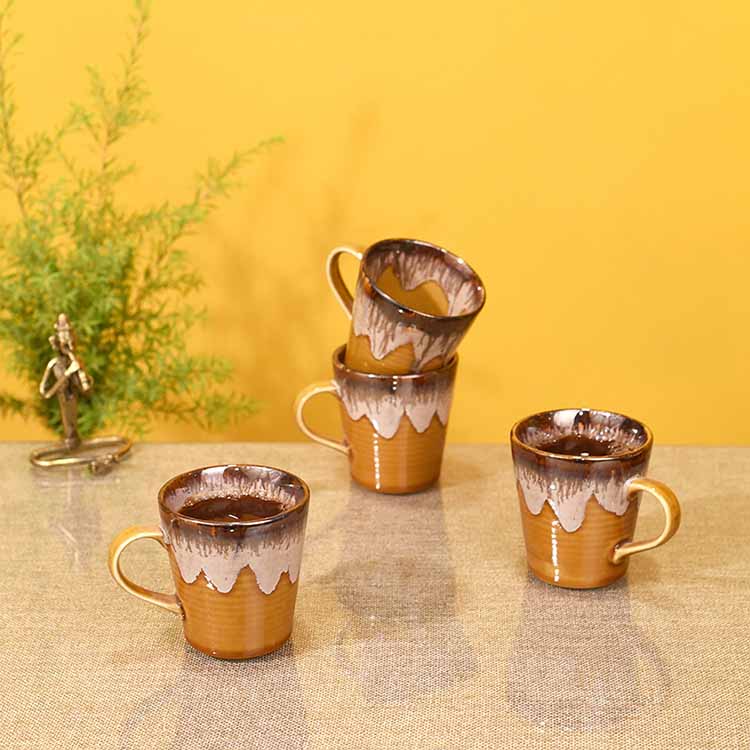 Sunset Drip Coffee Mugs - Set of 4 - Dining & Kitchen - 2