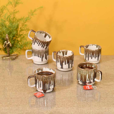 Morning Drip Tea Cups - Set of 6 - Dining & Kitchen - 2