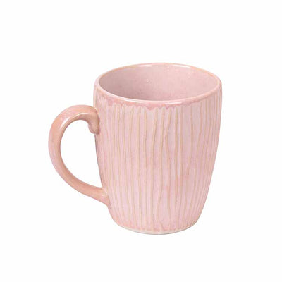Crinkle Pink Coffee Mugs - Set of 4 - Dining & Kitchen - 3