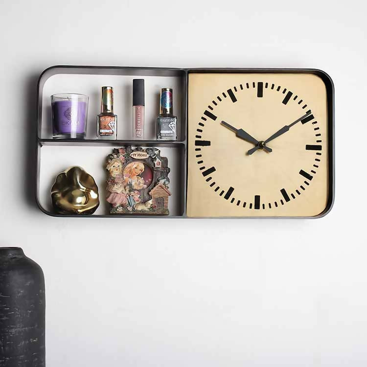 Timekeeper Shelves Wall Clock- 62-511-41
