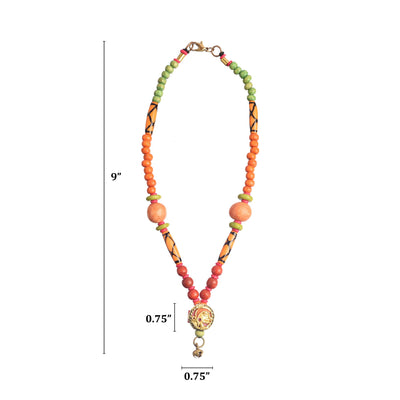 The Orange Queen Handcrafted Tribal Necklace - Fashion & Lifestyle - 5