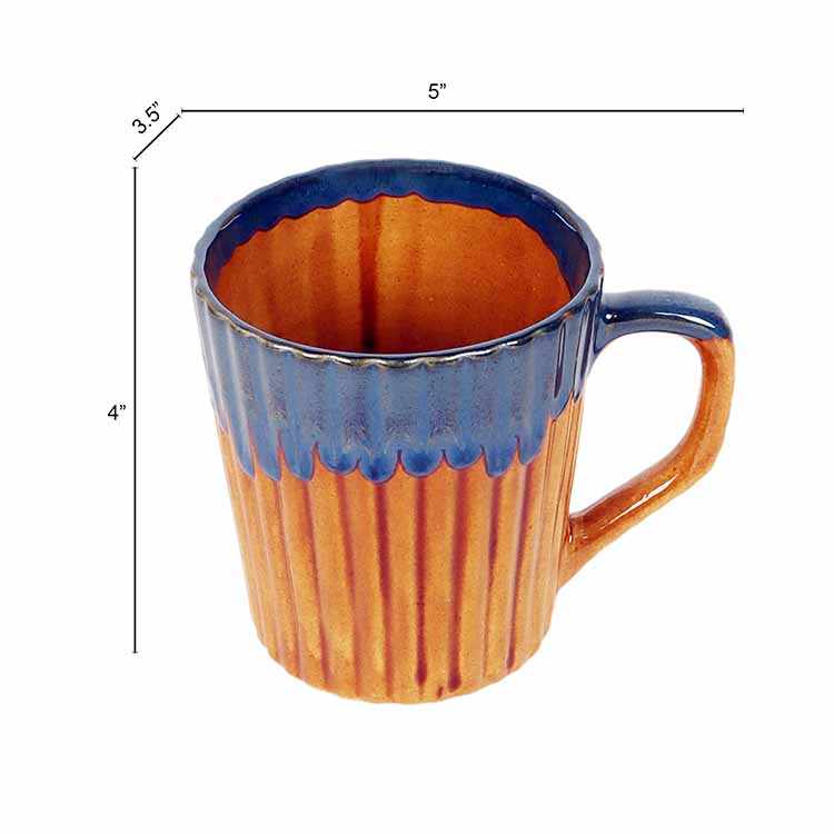 Rustic Orange Mugs - Set of 2 - Dining & Kitchen - 4