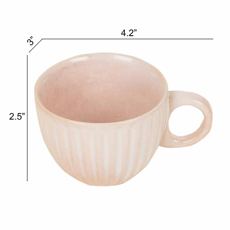Flamingo Pink Tea Cups - Set of 6 - Dining & Kitchen - 4