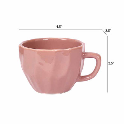 Peachy Dents Tea Cups - Set of 6 - Dining & Kitchen - 4
