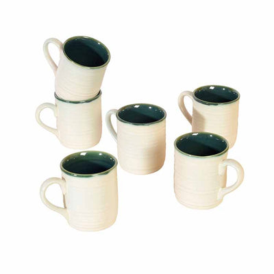 White Dove Tea Cups - Set of 6 - Dining & Kitchen - 2