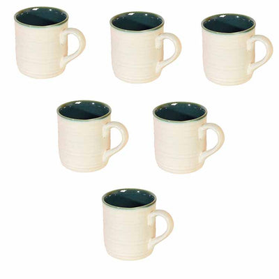 White Dove Tea Cups - Set of 6 - Dining & Kitchen - 5