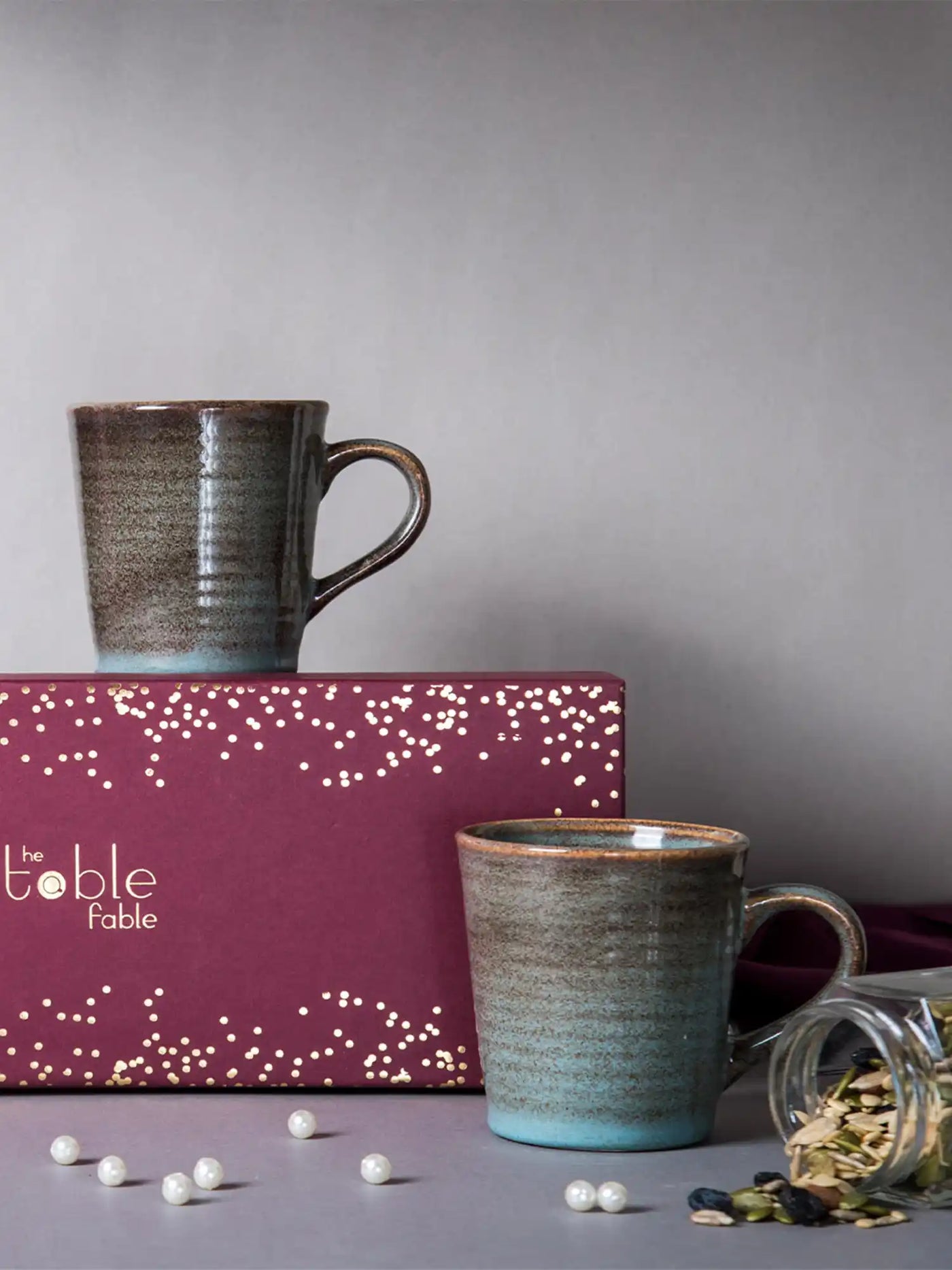 Dove Blue Mugs Gift Box - Dining & Kitchen - 1