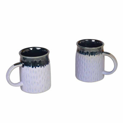 Spotted Sand Coffee Mugs - Set of 2 (5x3x4") - Dining & Kitchen - 5